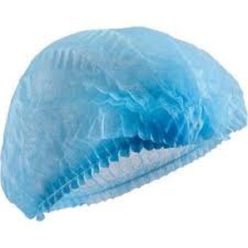 Skin Friendliness Blue Disposable Bouffant Surgical Caps For Hospital And Clinic Use