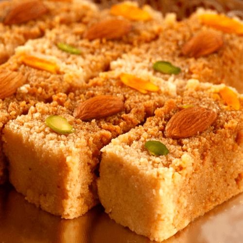 Yummy And Good Taste Milk Cake Sweet With High Nutritious Values Grade: A