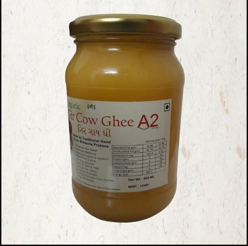  Healthy And Nutritious Yellow Pure And Cow Ghee For Cooking, Worship, 500ml 