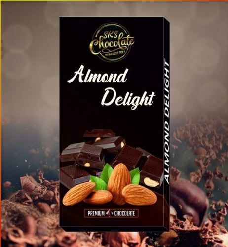  Homemade Premium Brown Sweet Delight Almond Chocolate For Gifts, Personal Pack Size: 100G