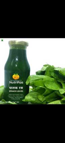 100% Plant Based Green Colour Organic Cold Pressed Spinach Juice, 200 Ml Packaging: Plastic Bottle