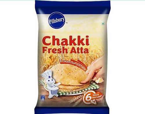 100% Purity Whole Wheat Pillsbury Chakki Fresh And Healthy Atta, 5Kg  Carbohydrate: 76  Milligram (Mg)