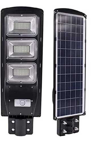 Aluminum 60 Watt Solar LED Street Light Warm White Light Color