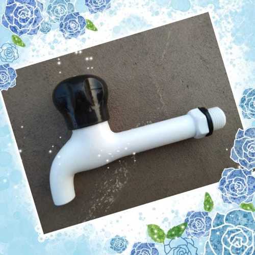 Pp Black And White Plastic Long Body Water Tap For Bathroom Fitting