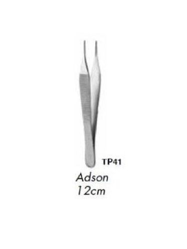 Lightweighted Stainless Steel Dental Adson Tissue Toothed Forceps, 12cm