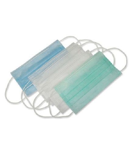 Multicolored 4-Inch Disposable Non-Woven Earloop 3 Ply Face Mask