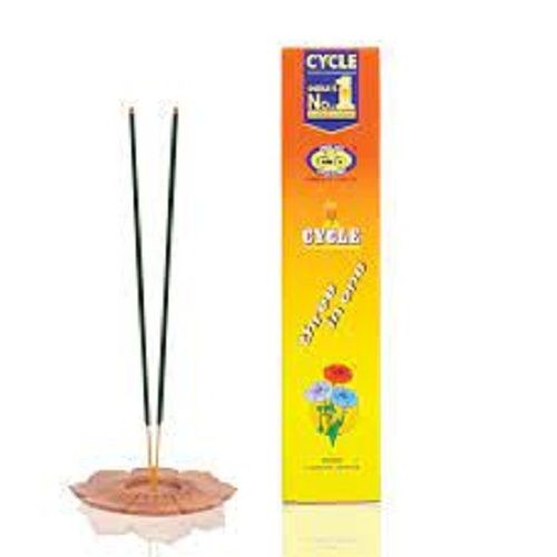 Natural No 1 Cycle Jasmine Fragrance Round 8-inch Bamboo Incense Stick (Agarbatti)