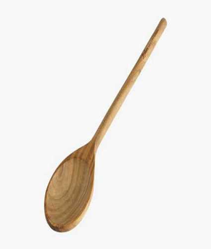 Plain Brown Wooden Spoon Used In Home And Restaurant
