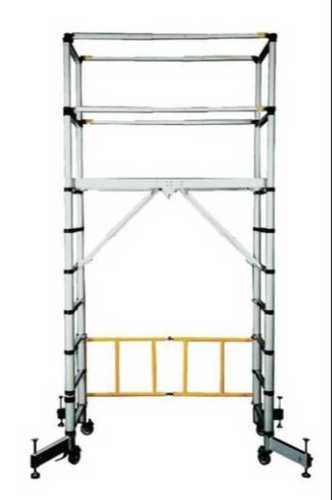 Aluminum Portable Mobile / Movable 4 Wheels Aluminium Scaffolding Tower, 33 Cm To 61 Cm