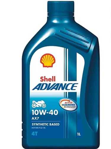 Shell Advancwe 1W-40 Ax7 Synthetic Based Active Cleansing Technology Motorcycle Engine Oil Ash %: 99%