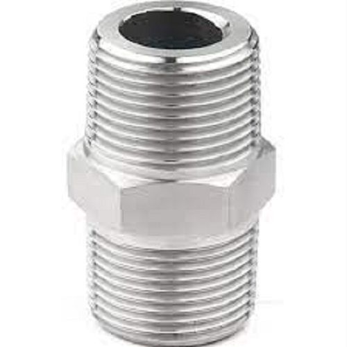 Stainless Steel Pipe Hex Fitting Nipple Male 1" To Female 3/4" 