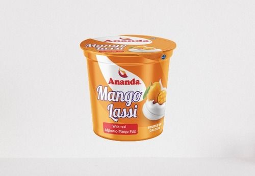 Sweet Delicious Rich Natural Taste Mango Flavour Ananda Mango Lassi, 200Ml Additional Ingredient: Lassi