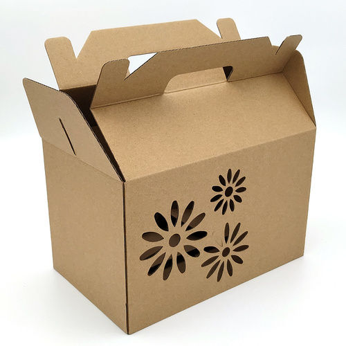  Brown Matt Lamination Print Corrugated Rectangular Boxes For Packaging