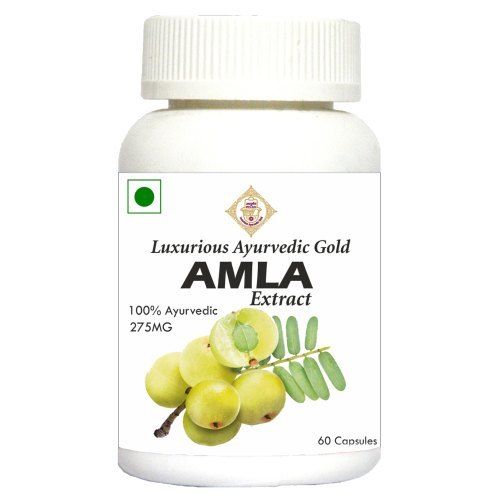 100% Natural Amla Capsules 275 Mg To Feel Energetic And Refreshed