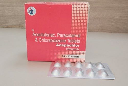 Acepachlor Aceclofenac, Paracetamol And Chlorzoxazone Tablet - 20x10 Pack