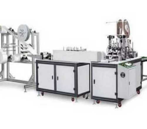 Grey Automatic Face Mask Making Machine Used In Laboratory Sector