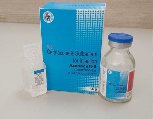 Azenaceft-S Ceftriaxone And Sulbactam Injection 1.5G For IV/IM Use Only
