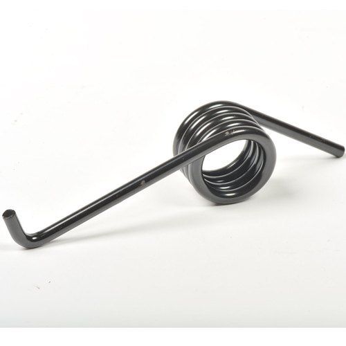 Black Torsion Spring With Mild Steel Material And 2 Mm Diameter And Length 6 Inch