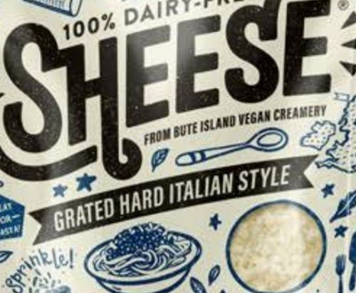 Bute Island Vegan Creamy Texture Dairy Free Grated Hard Italian Style Cheese