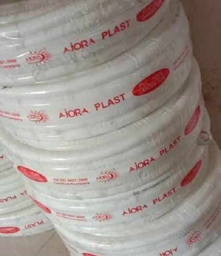 White Durable Flexible Long Lasting And Light Weight With Good Quality Pvc Pipe Roll (White)