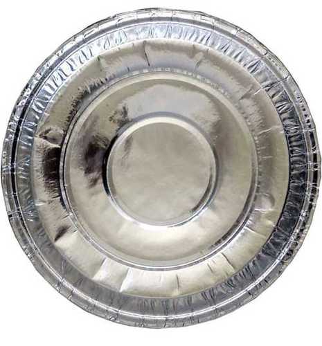 Eco-Friendly Lightweighted Round 6Inch Disposable Silver Paper Plates Application: Events