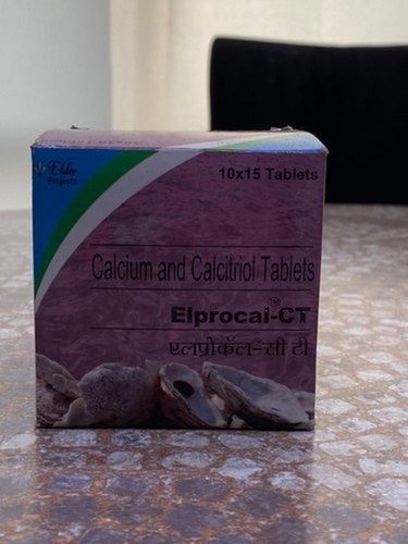 Elprocal-Ct Calcium And Calcitriol Tablets For Weak Bones And Joints - 10X15 Pack Efficacy: Promote Nutrition