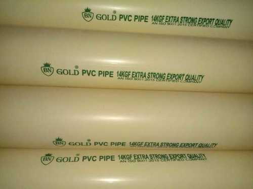 Extra Strong And Flexible 1.5Mm White Round Pvc Agricultural Pipe For Irrigation Diameter: 3 Inch (In)