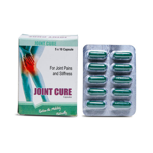 Joint Cure 10 Capsules For Joint Pains And Stiffness, 5x10 Blister Pack