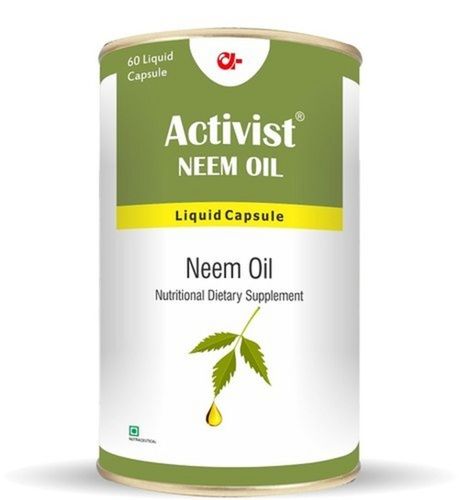 Neem Oil 500 MG Capsules For Skin Care And Blood Purifier - 1x60 Pack