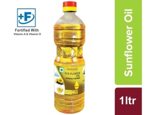 Purity 100 Percent Natural Taste Good For Health Patanjali Sunflower Oil, 1 Ltr