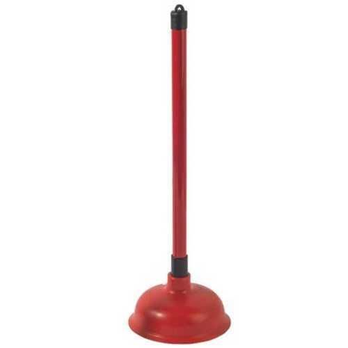 Round Head Shape Plastic Brown Colour Toilet Plunger For Cleaning Usage