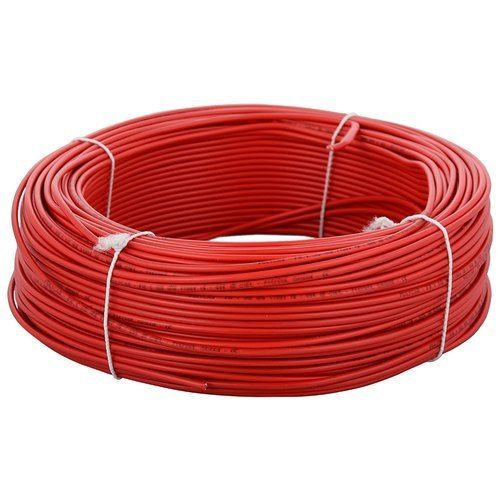 Sleek Design And Strong High Efficient Easy To Use Red Colour Elecric Cable 