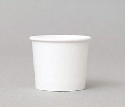 White Eco-Friendly Lightweighted Round 6-Ounce Disposable Plain Paper Cup
