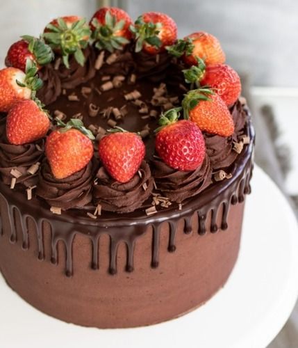 Buy/Send Fruit Chocolate Cake Half kg Eggless Online- FNP