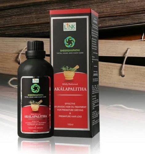 Akalapalitha Black Ayurvedic Hair Oil Promotes Healthy Scalp And Long Hair