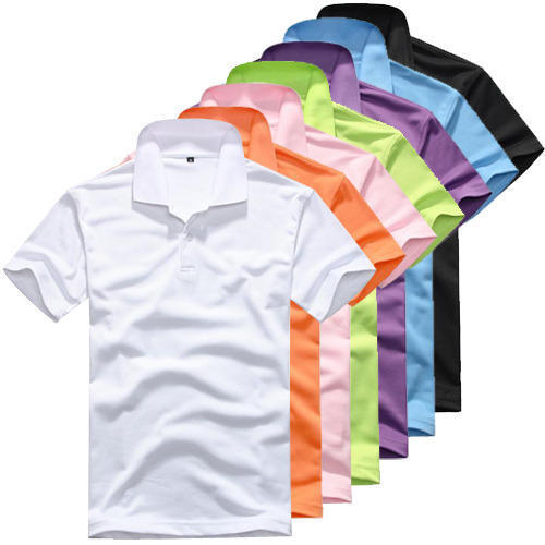 Multi Color Collar Neck Short Sleeves Boys T Shirt With Breathable Pure Cotton Materials