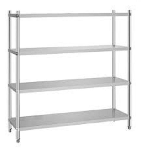 Fine Finish Cool Home India Commercial Stainless Steel Storage Rack Capacity: 1000-4000 Kg/Day