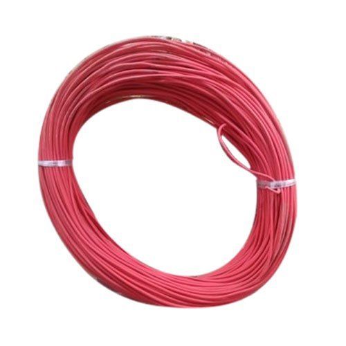 Flame Retardant 3 Sqmm Red Pvc Insulated Electrical Copper Cable (Length 60 Meter) Application: Construction