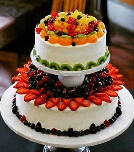 Fruit Rich Florida Vennila Base All Fruit Mixed Creamy And Tasty Cake