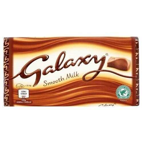  गैलेक्सी स्मूथ मिल्क चॉकलेट, स्वादिष्ट मुंह में पिघलने वाली और बहुत पोषक