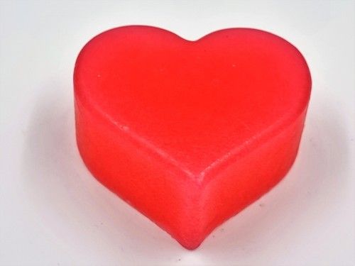 Red Heart Shape Calamine Skin Care Soap