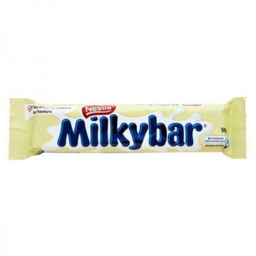 White Nestle Milkybar Chocolate With Creamy And Delicious Treat, No Added Preservaives