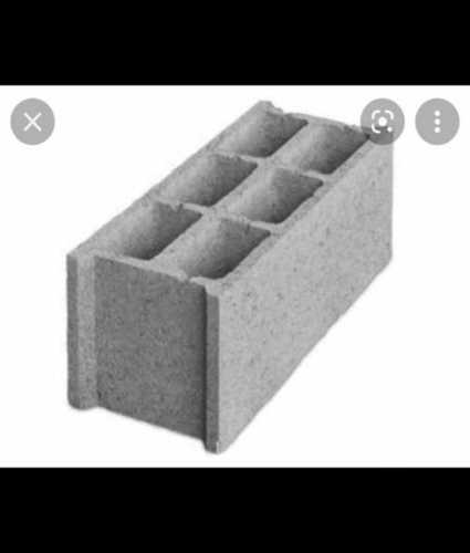 Gray Rectangular Solid Non Polished Hollow Block For Bathroom, Floor, Etc