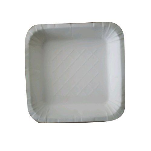 Square Shape And Plain Disposable Paper Plate For Any Occasions