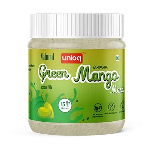 Beverage Tangy And Sweet Taste Low Sugar Low Calorie Unloq Instant Green Mango Drink Powder (400Gm)