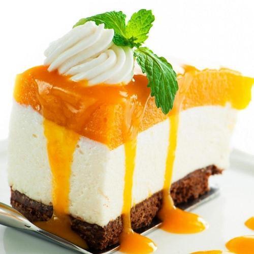 Yummy Delicious Tasty Mango Pastry Cake For Birthdays And Parties Additional Ingredient: Fruit