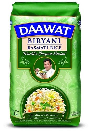 100% Natural Tasty And Organic Daawat Biryani Basmati Rice, 1 Kg Pack Admixture (%): 5%