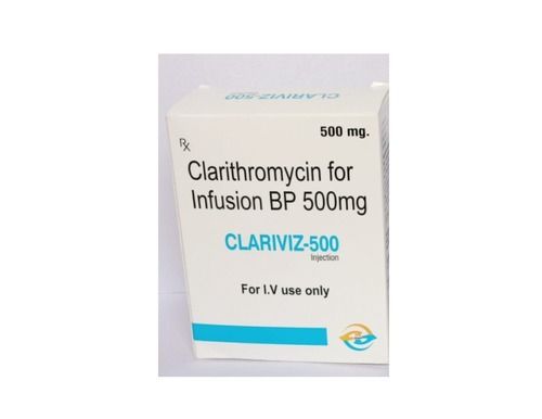 500mg Clarithromycin For Infusion BP Clariviz 500 Injection For Treat Mild To Moderate Infections