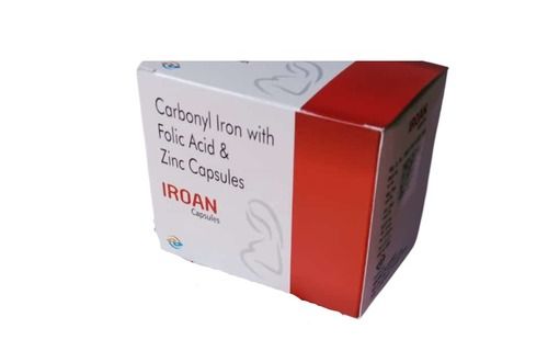 Iroan Carbonyl Iron With Folic Acid And Zinc Capsules  General Medicines