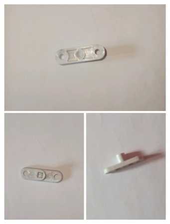 White Plastic Wire Lock For Electronic Components For Wire Locking And Iron( Press)